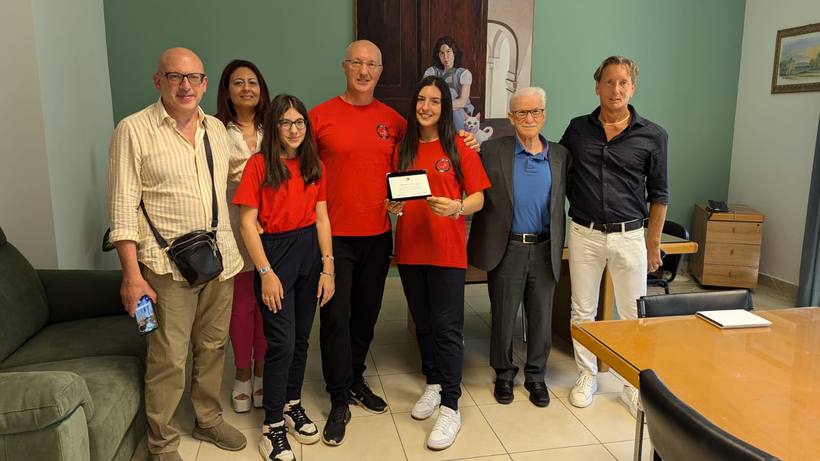 Fondi / Il sindaco Maschietto premia la vice campionessa italiana universitaria di judo Valentina Caracuzzi