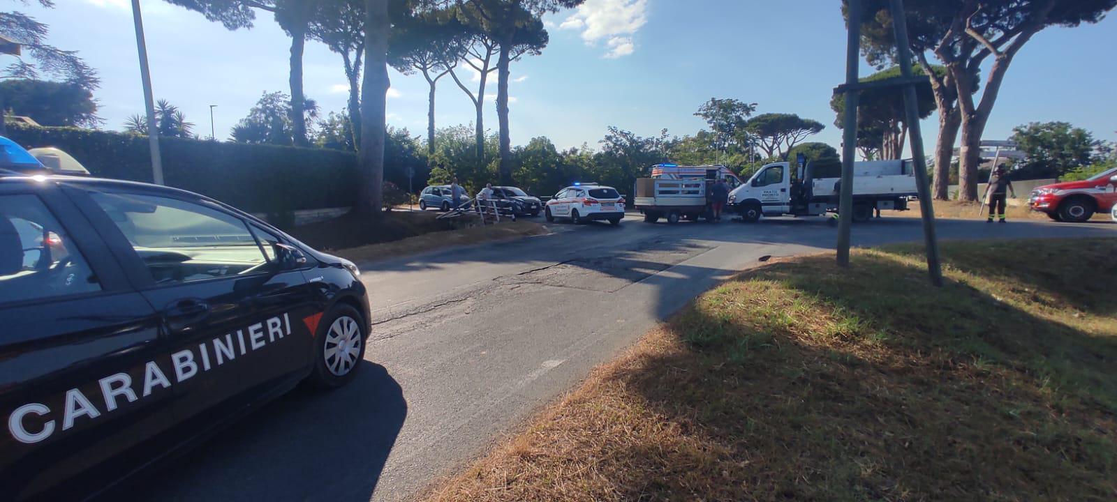 San Felice Circeo / Incidente stradale lungo via mediana vecchia, 66enne finisce in ospedale