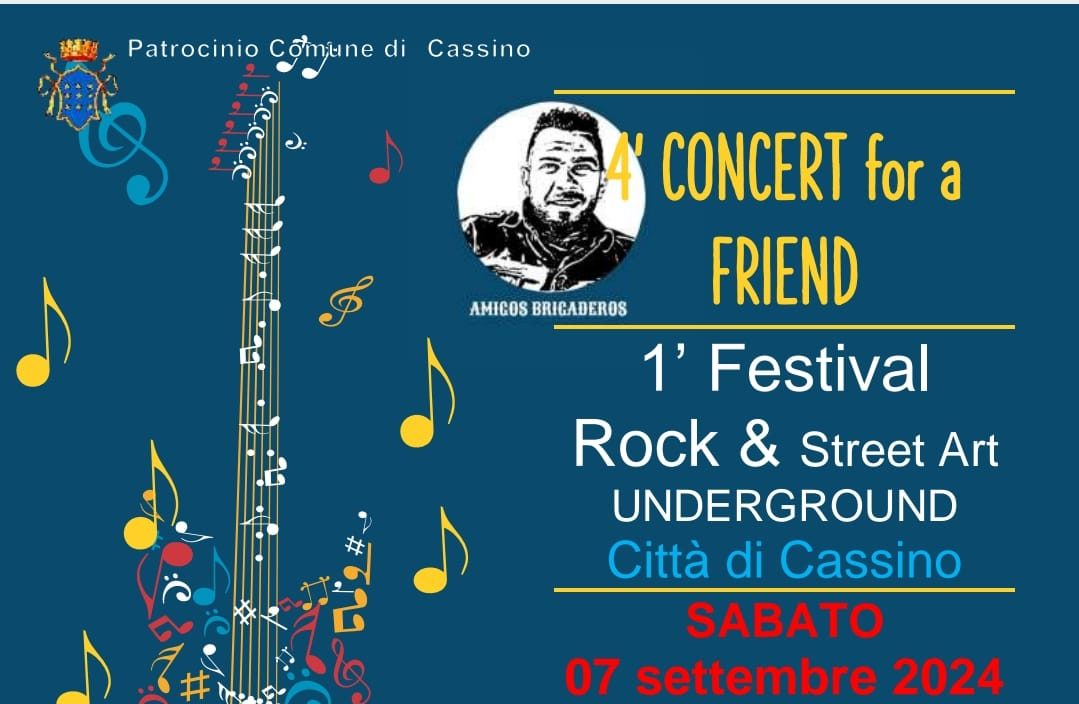 Cassino / Quarta edizione del “Concert for a friend” in memoria dell’agente di polizia Antonio Stella