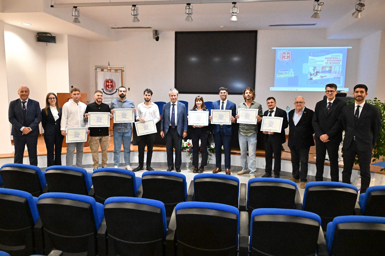 Civitavecchia / ITS Academy Caboto: completato il corso biennale di Logistica, la cerimonia