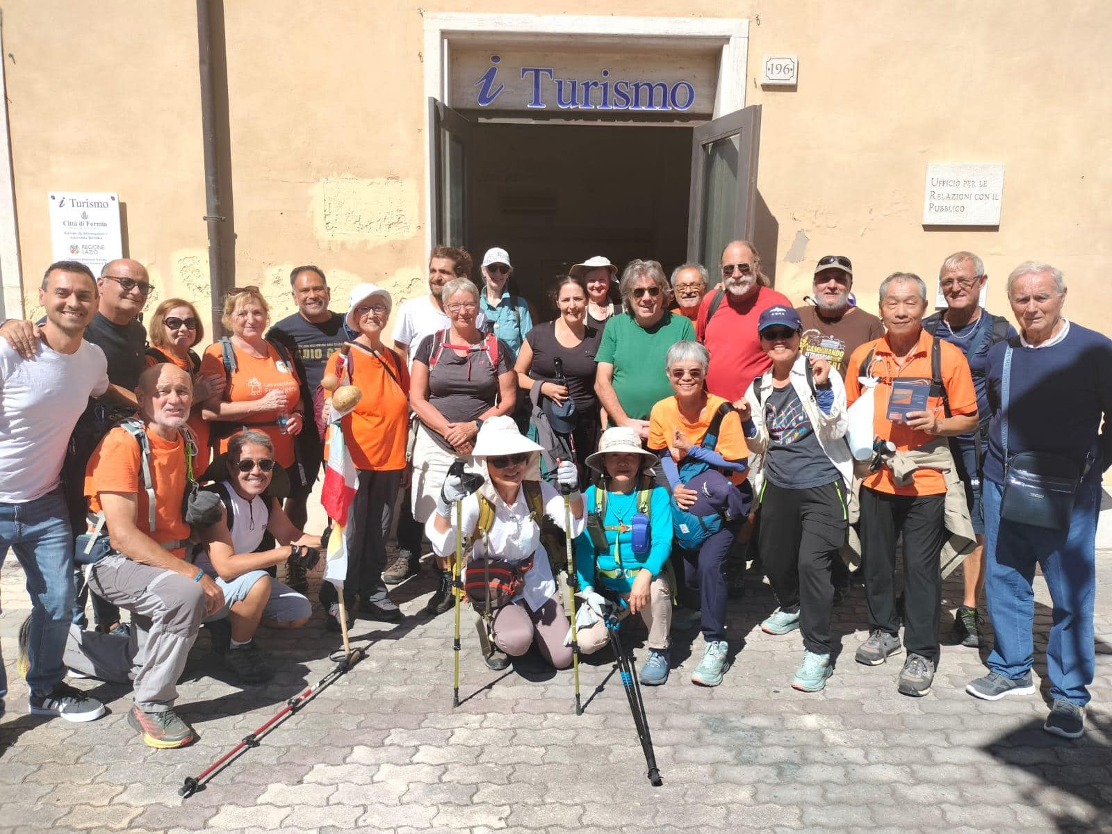 Formia / International Walk 2024: 50 pellegrini da tutto il mondo per percorrere la Via Francigena