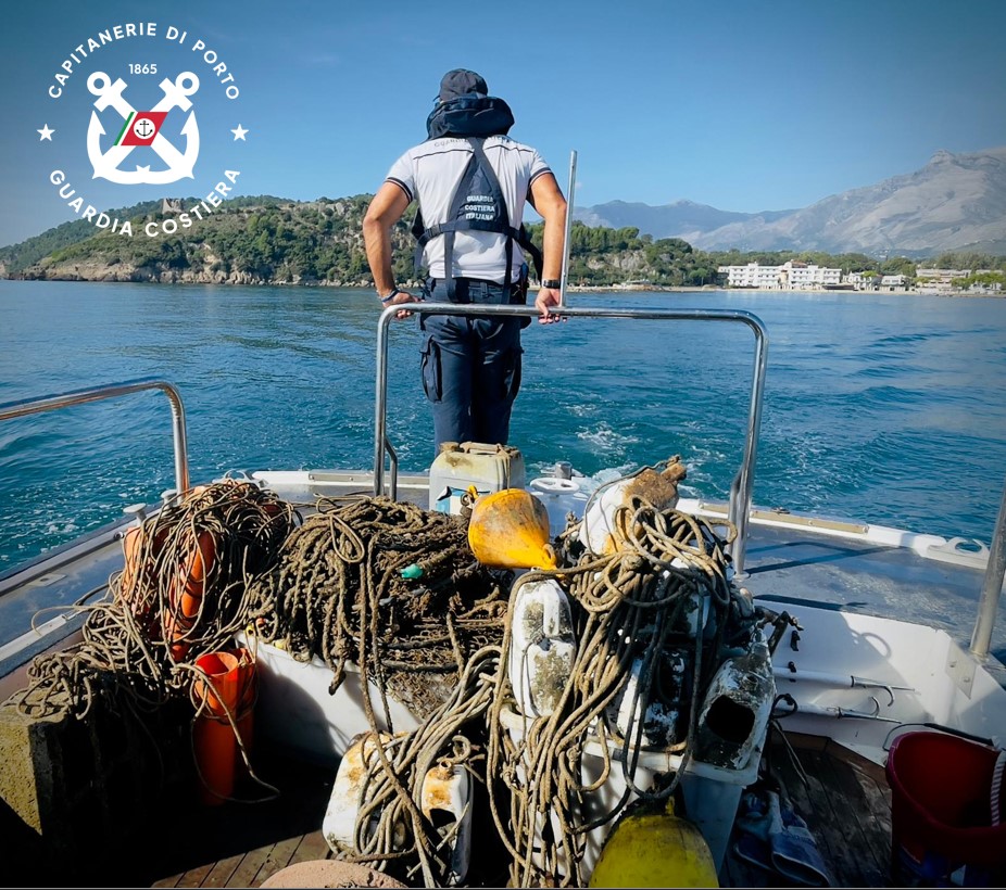 Minturno/ Sequestro di attrezzi da pesca illegali lungo il litorale di Scauri