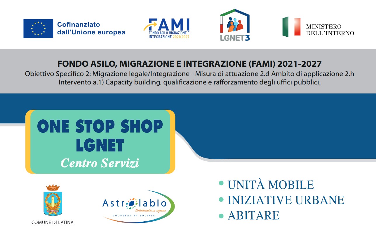 Latina / Emergenza dei migranti, riparte il progetto LGNet: inaugurazione della nuova sede