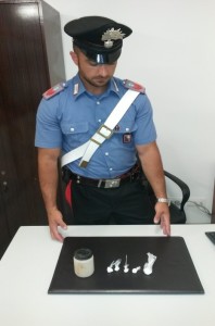 Lo stupefacente sequestrato dai Carabinieri di Fondi