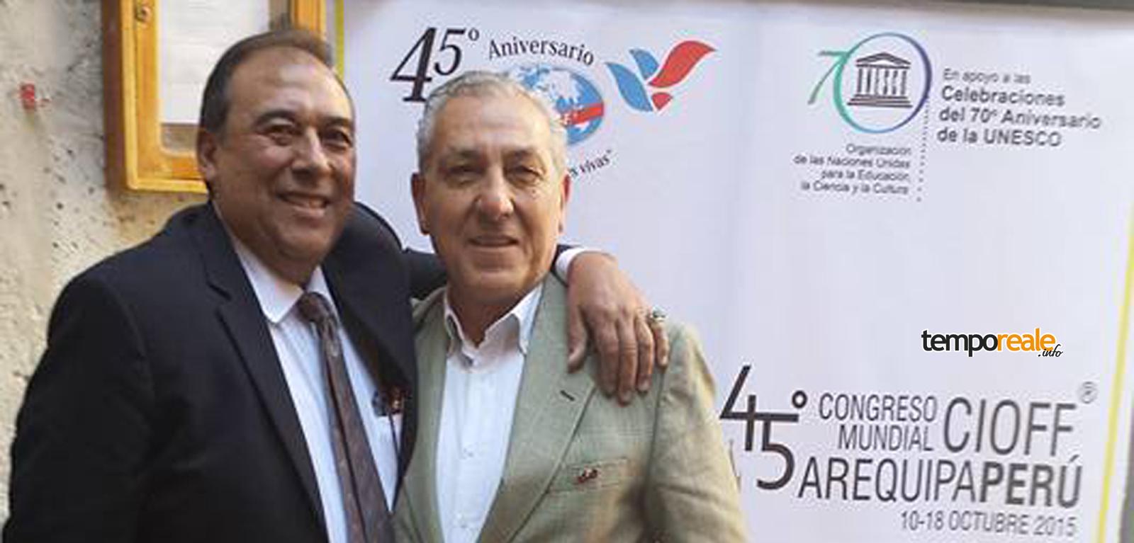 Francesco Mallozzi con Victor Barriga Gallegos