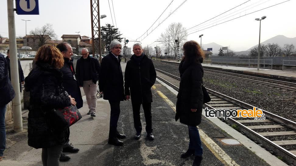 ferentino sopralluogo ferrovia