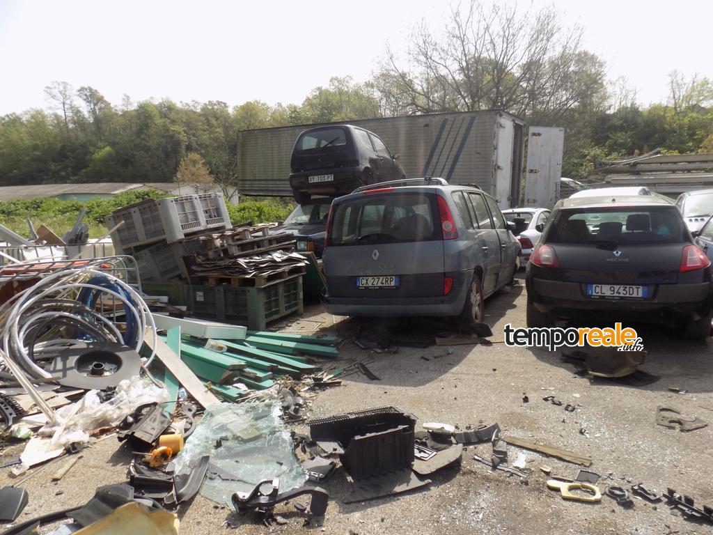 cisterna sequestro area stoccaggio auto