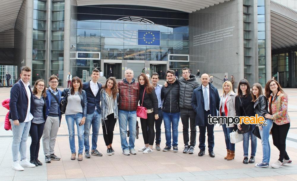 foto stage Bruxelles studenti di Fondi