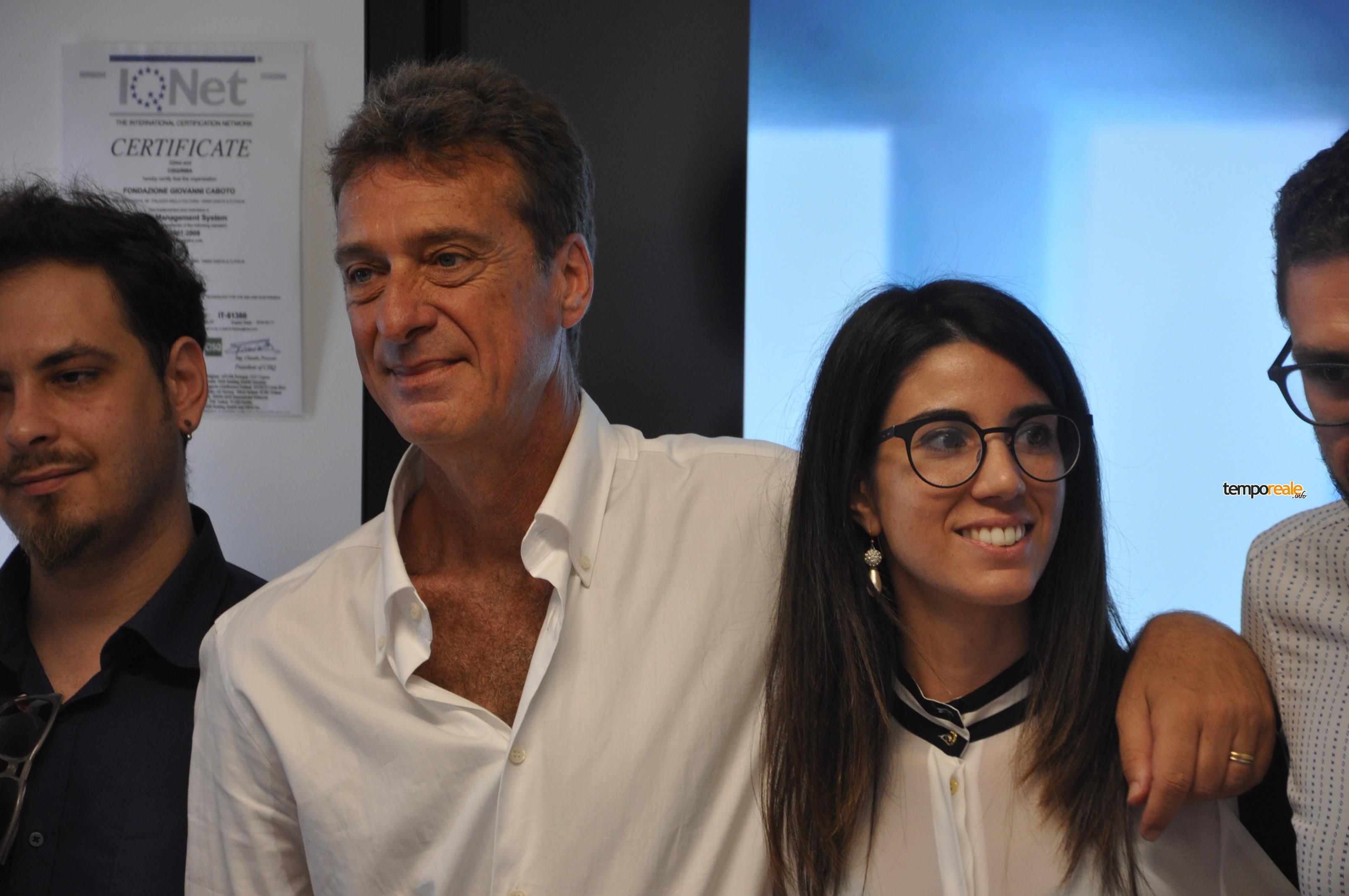 Lucia Vagnati con Giovanni Acampora