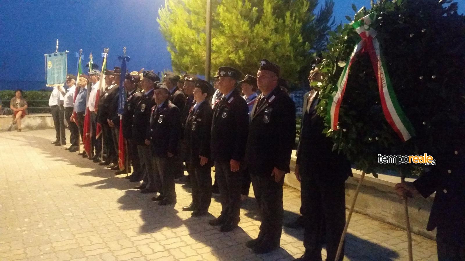 Cerimonia Monumento al Carabiniere di Scauri