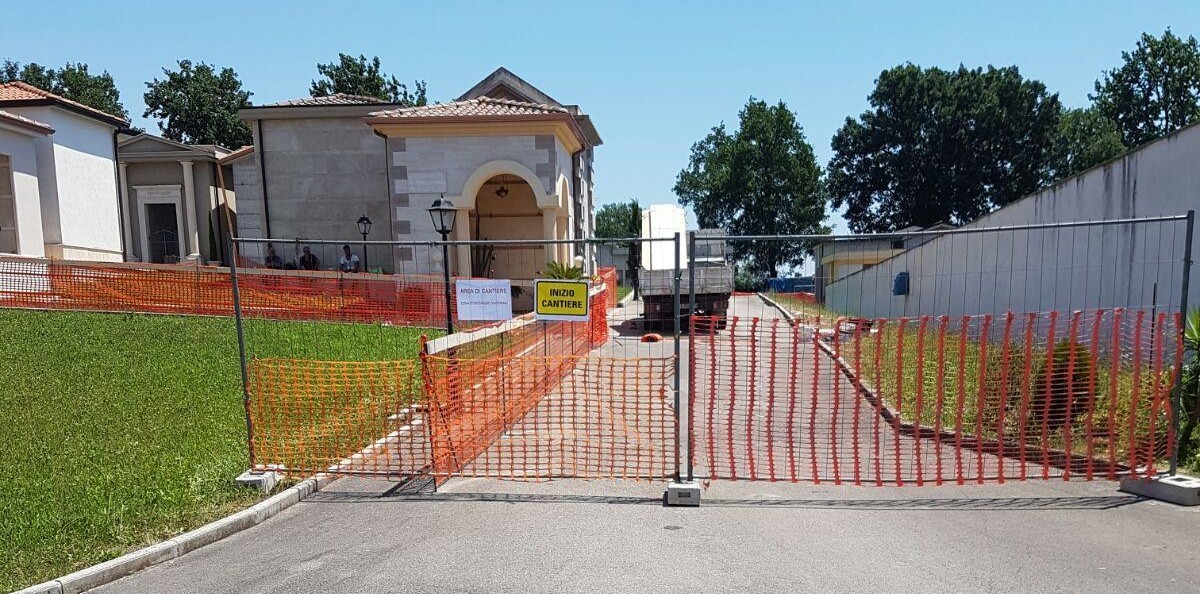 cimitero pontecorvo lavori