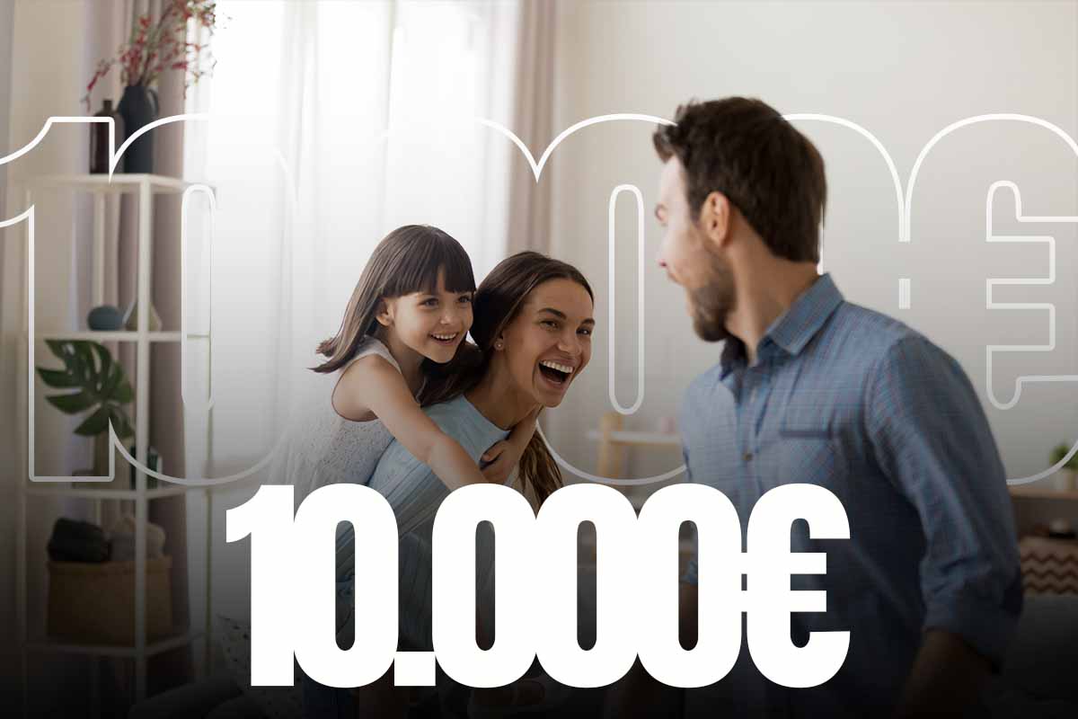 Bonus di 10 mila euro subito, respirano le famiglie italiane: come ottenerlo