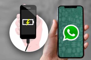 Whatsapp batteria smartphone