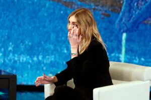 Chiara Ferragni in lacrime in tv