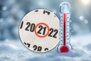 Calendario e temperature fredde