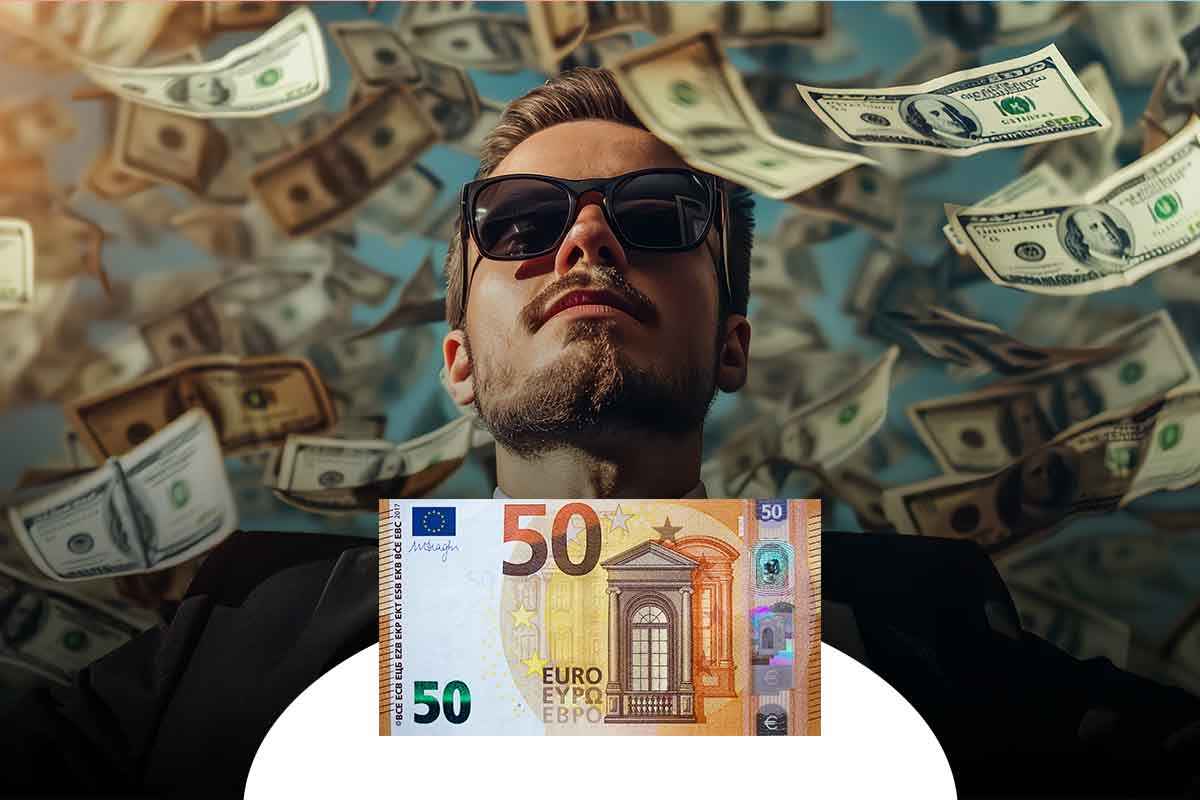 Miliardario con 50 euro