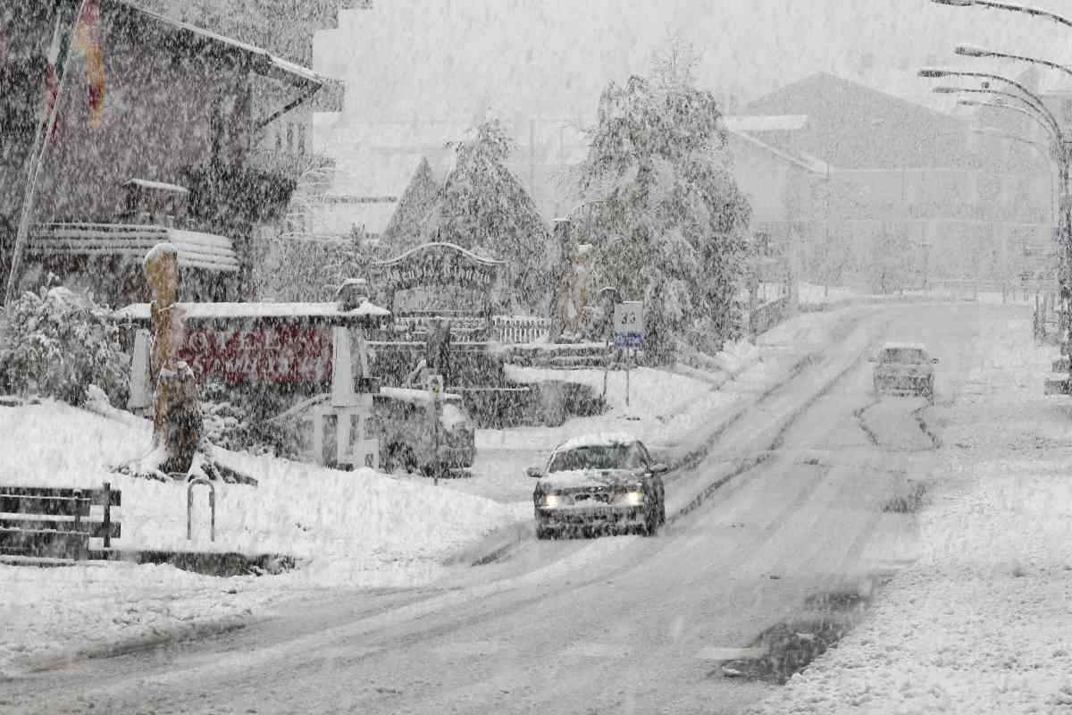 Neve sulle Alpi