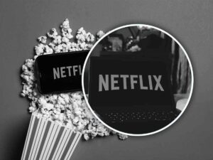 Netflix con il simbolo di addio