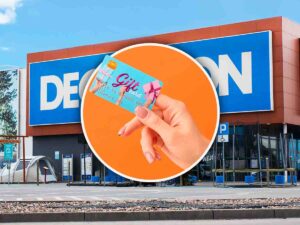 Decathlon negozio con un buono